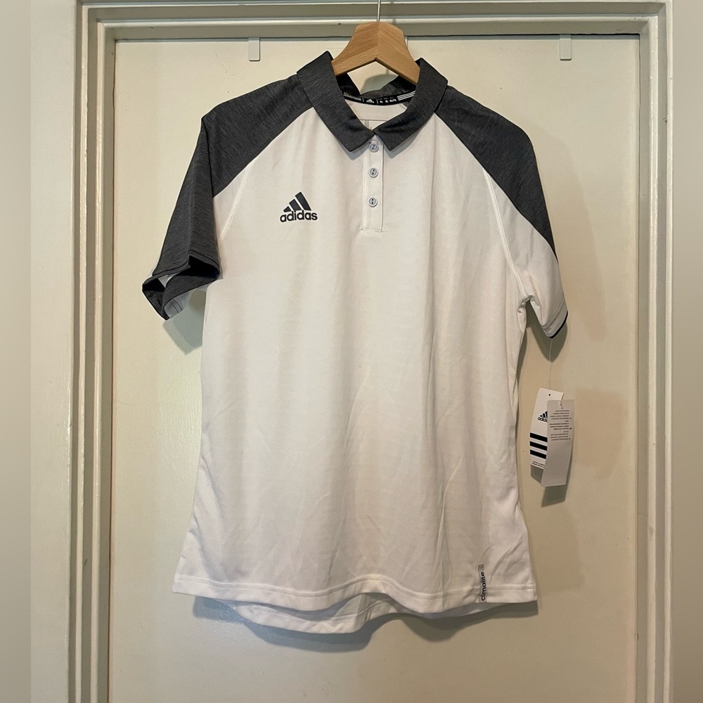 ADIDAS Climalite Coaches Golf Polo Jersey women’s size XL
